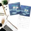 Graphique 2026 Girl Boss Mini Wall Calendar | 7” x 7” | Thick Paper | Home & Office Organizer | Large Monthly Grid | 3 Languages & Marked Holidays | 4 Month Preview Page for 2027(Monet)