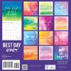 Graphique 2026 Girl Boss Mini Wall Calendar | 7” x 7” | Thick Paper | Home & Office Organizer | Large Monthly Grid | 3 Languages & Marked Holidays | 4 Month Preview Page for 2027(Best Day Ever)