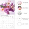 Graphique 2026 Girl Boss Mini Wall Calendar | 7” x 7” | Thick Paper | Home & Office Organizer | Large Monthly Grid | 3 Languages & Marked Holidays | 4 Month Preview Page for 2027(Garden Bouquets)