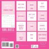 Graphique 2026 Girl Boss Mini Wall Calendar | 7” x 7” | Thick Paper | Home & Office Organizer | Large Monthly Grid | 3 Languages & Marked Holidays | 4 Month Preview Page for 2027(Girl Boss)