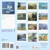Graphique 2026 Girl Boss Mini Wall Calendar | 7” x 7” | Thick Paper | Home & Office Organizer | Large Monthly Grid | 3 Languages & Marked Holidays | 4 Month Preview Page for 2027(Monet)