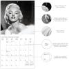 Graphique 2026 Girl Boss Mini Wall Calendar | 7” x 7” | Thick Paper | Home & Office Organizer | Large Monthly Grid | 3 Languages & Marked Holidays | 4 Month Preview Page for 2027(Marilyn Monroe)