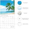 Graphique 2026 Happiest Hedgehogs Mini Wall Calendar | 7” x 7” | Thick Paper | Home & Office Organizer | Large Monthly Grid | 3 Languages & Marked Holidays | 4 Month Preview Page for 2027(Island Paradise)