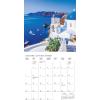 Graphique 2026 Happiest Hedgehogs Mini Wall Calendar | 7” x 7” | Thick Paper | Home & Office Organizer | Large Monthly Grid | 3 Languages & Marked Holidays | 4 Month Preview Page for 2027(Greek Isles)