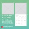Graphique 2026 Happiest Hedgehogs Mini Wall Calendar | 7” x 7” | Thick Paper | Home & Office Organizer | Large Monthly Grid | 3 Languages & Marked Holidays | 4 Month Preview Page for 2027(Classic Cats)