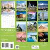 Graphique 2026 Happiest Hedgehogs Mini Wall Calendar | 7” x 7” | Thick Paper | Home & Office Organizer | Large Monthly Grid | 3 Languages & Marked Holidays | 4 Month Preview Page for 2027(Wonders of the World)