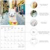 Graphique 2026 Happiest Hedgehogs Mini Wall Calendar | 7” x 7” | Thick Paper | Home & Office Organizer | Large Monthly Grid | 3 Languages & Marked Holidays | 4 Month Preview Page for 2027(Llama with No Drama)