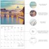 Graphique 2026 Happiest Hedgehogs Mini Wall Calendar | 7” x 7” | Thick Paper | Home & Office Organizer | Large Monthly Grid | 3 Languages & Marked Holidays | 4 Month Preview Page for 2027(Italia)
