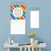 Graphique 2026 Mindset Is Everything Wall Calendar | 12” x 12” | Thick Paper | Home & Office Organizer | Large Monthly Grid | 3 Languages & Marked Holidays | 4 Month Preview Page for 2027(The Positive Calendar)