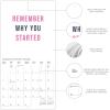 Graphique 2026 Mindset Is Everything Wall Calendar | 12” x 12” | Thick Paper | Home & Office Organizer | Large Monthly Grid | 3 Languages & Marked Holidays | 4 Month Preview Page for 2027(Girl Boss)