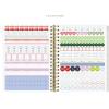 Graphique 2026 Spiral Frosted Cover Planner | 18 Month Organizer July 2025 – Dec. 2026 | Weekly & Monthly Spreads | To-Do & Note List | Reference Tabs | Reminder Stickers | Snoopy on House | 8” x 10”(Strawberry Fields)