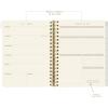 Graphique 2026 Spiral Frosted Cover Planner | 18 Month Organizer July 2025 – Dec. 2026 | Weekly & Monthly Spreads | To-Do & Note List | Reference Tabs | Reminder Stickers | Snoopy on House | 8” x 10”(Snoopy House)