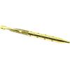 Graphique Glitz Gold Fashion Pen, 5.5″ Ballpoint Pen with Black Ink, Stylish Gold Glitter Leatherette Body, Comes in Gift Box with Foil Accents, Makes a Beautiful, Unique Gift(Gold Floating Glitter)