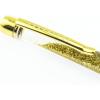 Graphique Glitz Gold Fashion Pen, 5.5″ Ballpoint Pen with Black Ink, Stylish Gold Glitter Leatherette Body, Comes in Gift Box with Foil Accents, Makes a Beautiful, Unique Gift(Gold Floating Glitter)