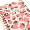 Graphique Peanuts “Happy Thoughts” Hard Bound Journal – 160 Ruled Pages, Vintage Peanuts Cartoon Cover w/”Happy Thoughts” Message Embellished w/Gold Foil, 6.25″ x 8.25″ x 1″(Pink Strawberries)