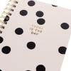 Graphique Peanuts “Happy Thoughts” Hard Bound Journal – 160 Ruled Pages, Vintage Peanuts Cartoon Cover w/”Happy Thoughts” Message Embellished w/Gold Foil, 6.25″ x 8.25″ x 1″(Polka Dot)