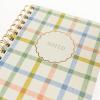Graphique Peanuts “Happy Thoughts” Hard Bound Journal – 160 Ruled Pages, Vintage Peanuts Cartoon Cover w/”Happy Thoughts” Message Embellished w/Gold Foil, 6.25″ x 8.25″ x 1″(Plaid)