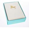Graphique Seahorse La Petite Presse Boxed Notecards – 10 Embossed and Embellished Gold Foil Seahorse Blank Cards with Matching Envelopes, 3.25″” x 4.75″”” (L1329CB)(Unicorn)