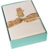 Graphique Seahorse La Petite Presse Boxed Notecards – 10 Embossed and Embellished Gold Foil Seahorse Blank Cards with Matching Envelopes, 3.25″” x 4.75″”” (L1329CB)(Macarons)