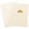 Graphique Seahorse La Petite Presse Boxed Notecards – 10 Embossed and Embellished Gold Foil Seahorse Blank Cards with Matching Envelopes, 3.25″” x 4.75″”” (L1329CB)(Rainbow)