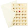 Graphique Seahorse La Petite Presse Boxed Notecards – 10 Embossed and Embellished Gold Foil Seahorse Blank Cards with Matching Envelopes, 3.25″” x 4.75″”” (L1329CB)(Lots of Love)