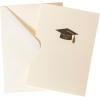 Graphique Seahorse La Petite Presse Boxed Notecards – 10 Embossed and Embellished Gold Foil Seahorse Blank Cards with Matching Envelopes, 3.25″” x 4.75″”” (L1329CB)(Grad Cap)