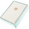 Graphique Seahorse La Petite Presse Boxed Notecards – 10 Embossed and Embellished Gold Foil Seahorse Blank Cards with Matching Envelopes, 3.25″” x 4.75″”” (L1329CB)(Tree)