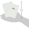 Graphique Seahorse La Petite Presse Boxed Notecards – 10 Embossed and Embellished Gold Foil Seahorse Blank Cards with Matching Envelopes, 3.25″” x 4.75″”” (L1329CB)(Rainbow)