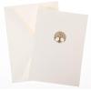 Graphique Seahorse La Petite Presse Boxed Notecards – 10 Embossed and Embellished Gold Foil Seahorse Blank Cards with Matching Envelopes, 3.25″” x 4.75″”” (L1329CB)(Tree)