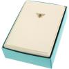 Graphique Seahorse La Petite Presse Boxed Notecards – 10 Embossed and Embellished Gold Foil Seahorse Blank Cards with Matching Envelopes, 3.25″” x 4.75″”” (L1329CB)(Bumble Bee)