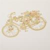 Graphique Seahorse La Petite Presse Boxed Notecards – 10 Embossed and Embellished Gold Foil Seahorse Blank Cards with Matching Envelopes, 3.25″” x 4.75″”” (L1329CB)(Flower Bicycle)