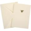 Graphique Seahorse La Petite Presse Boxed Notecards – 10 Embossed and Embellished Gold Foil Seahorse Blank Cards with Matching Envelopes, 3.25″” x 4.75″”” (L1329CB)(Bumble Bee)