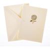 Graphique Seahorse La Petite Presse Boxed Notecards – 10 Embossed and Embellished Gold Foil Seahorse Blank Cards with Matching Envelopes, 3.25″” x 4.75″”” (L1329CB)(Boquet)