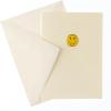 Graphique Seahorse La Petite Presse Boxed Notecards – 10 Embossed and Embellished Gold Foil Seahorse Blank Cards with Matching Envelopes, 3.25″” x 4.75″”” (L1329CB)(Smiley Face)