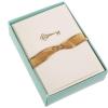 Graphique Seahorse La Petite Presse Boxed Notecards – 10 Embossed and Embellished Gold Foil Seahorse Blank Cards with Matching Envelopes, 3.25″” x 4.75″”” (L1329CB)(Key)