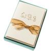 Graphique Seahorse La Petite Presse Boxed Notecards – 10 Embossed and Embellished Gold Foil Seahorse Blank Cards with Matching Envelopes, 3.25″” x 4.75″”” (L1329CB)(Baby Train)
