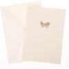 Graphique Seahorse La Petite Presse Boxed Notecards – 10 Embossed and Embellished Gold Foil Seahorse Blank Cards with Matching Envelopes, 3.25″” x 4.75″”” (L1329CB)(Butterfly)