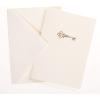 Graphique Seahorse La Petite Presse Boxed Notecards – 10 Embossed and Embellished Gold Foil Seahorse Blank Cards with Matching Envelopes, 3.25″” x 4.75″”” (L1329CB)(Key)