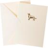 Graphique Seahorse La Petite Presse Boxed Notecards – 10 Embossed and Embellished Gold Foil Seahorse Blank Cards with Matching Envelopes, 3.25″” x 4.75″”” (L1329CB)(Golden Retriever)