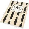 Graphique Soft Cover Journal, Peanuts Typewriter Design – 200 Ruled Pages, Cute Snoopy Design on Cover, 6″ x 8.25″ x .5″ – Durable Notebook for Notes, Lists, Recipes, and More(Live Simply)