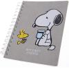 Graphique Vegan Leather Spiral Journal, Peanuts Focus, “Focus On The Good” Quote on the Cover – Perfect for Taking Notes, Lists and More(Peanuts Coffee)