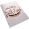 Graphique Weekly Vinyl Journal – Self Love Design – 6″ x 8″, 120 Lined Pages – Features Year in Review Page(Self Love)