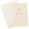 Graphique Whale La Petite Presse Boxed Notecards – 10 Elegant Embossed Green Whale Thanks a Ton! Thank You Cards with Matching Envelopes, 3.25″ x 4.75″(Fleur De Lis)
