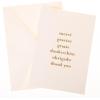 Graphique Whale La Petite Presse Boxed Notecards – 10 Elegant Embossed Green Whale Thanks a Ton! Thank You Cards with Matching Envelopes, 3.25″ x 4.75″(LPP Thank You Languages)
