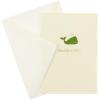 Graphique Whale La Petite Presse Boxed Notecards – 10 Elegant Embossed Green Whale Thanks a Ton! Thank You Cards with Matching Envelopes, 3.25″ x 4.75″(Whale)