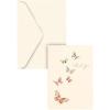 Graphique Whale La Petite Presse Boxed Notecards – 10 Elegant Embossed Green Whale Thanks a Ton! Thank You Cards with Matching Envelopes, 3.25″ x 4.75″(Butterflies)