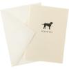Graphique Whale La Petite Presse Boxed Notecards – 10 Elegant Embossed Green Whale Thanks a Ton! Thank You Cards with Matching Envelopes, 3.25″ x 4.75″(Black Lab)