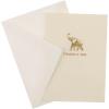 Graphique Whale La Petite Presse Boxed Notecards – 10 Elegant Embossed Green Whale Thanks a Ton! Thank You Cards with Matching Envelopes, 3.25″ x 4.75″(Elephant)
