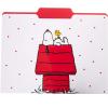 Graphique “Snoopy” File Folder Set – File Set Includes 9 Folders and 3 Unique Go-Getter Designs, Embellished w/Gold Foil on Durable Triple-Scored Coated Cardstock