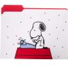 Graphique “Snoopy” File Folder Set – File Set Includes 9 Folders and 3 Unique Go-Getter Designs, Embellished w/Gold Foil on Durable Triple-Scored Coated Cardstock